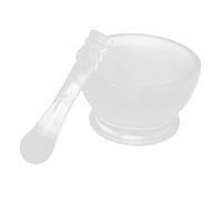 DEARMAMY Glass Paint Grinding Bowl with Pigment Pestle for Artists Fine Manual Grinding Tool for Color and Painting Techniques Crystal Glass Mortar for Pigment Preparation