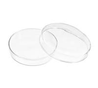 DEARMAMY Glass Petri Dish Laboratory Culture Dish High Borosilicate Thickened Agar Plate for Microbiology Cell Tissue Culture Experiment Heat Resistant