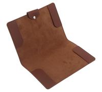 DEARMAMY Golf Score Card Holder Pu Leather Portable Golf Notebook Scorebook Organizer with Hard Shell Cover