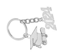 DEARMAMY Graduation Key Chain Handbag Pouch Keychains Lanyard with Id Holder Lanyard for Keys Cute Keychain Pendant Retractable Key Chain Bags Keychain Accessories Cruise Badge Zinc Alloy