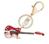 DEARMAMY Guitar Keychain Pendant Creative Metal Design for Boys and Girls and Adults for Backpacks Bags Mobile Phones Stylish Accessory for Music Lovers Lightweight