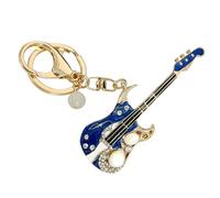 DEARMAMY Guitar Keychain Pendant for Boys and Girls Stylish Metal Keyring Decoration for Bags Backpacks and Phones Birthday Holiday for Music Lovers