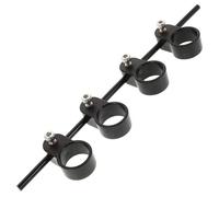 DEARMAMY Guitar Practicing Tool Finger Strengthener Finger Trainer with Elastic Connecting Rod for Beginners Adults Black ABS Silicone Guitar Tool for Piano Training