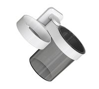 DEARMAMY Hair Dryer Rack Multifunctional Racks Home Stand Blow Dryer Holder Wall Mounted Hair Dryer Wall Mount Holder Bathroom Wall Shelf Blow Dryer Holder for Vanity Hair Tool Holder White