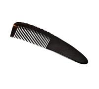 DEARMAMY Handmade Buffalo Horn Comb Wide Tooth Brush Natural Hair Brush for Dandruff Wet Hair