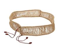 DEARMAMY Handmade Woven Hemp Rope for Steel Tongue Drum Vintage Ethereal Drum Accessory with Natural Burlap Material