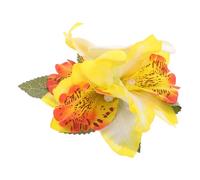 DEARMAMY Hawaiian Plumeria Flower Hair Clip Lightweight Tropical Hair Accessory for Women for Summer Beach Parties Festivals Vacation Hairstyles Elegant Faux Floral Barrette