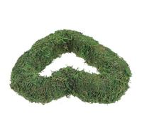 DEARMAMY Heart-Shaped Moss Wreath Ring 4cm Thick, Artificial Floral Moss Circle for DIY Crafts, Wedding, Party and Home Hanging Decorations