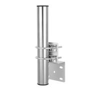 DEARMAMY Heavy Duty Iron Antenna Pole Mounting Kit Wall and Roof Bracket for Tv Antenna and Meteorological Stations, Stable Outdoor Fixing and Reliable Signal Enhancement