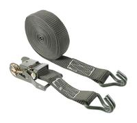 DEARMAMY Heavy Duty Ratchet Strap Tie Down with J Hook Military Green Polyester Cargo Lashing Strap for Trucks Motorcycles Kayaks High Strength Safety Retractable Tension Belt