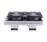 DEARMAMY High Efficiency Semiconductor Cooling Fan with Stainless Steel Blower Rapid Heat Dissipation Radiator Fan Replacement for Fridge Condenser Quiet Compact Cooling Accessory for Home