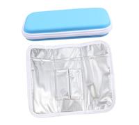 DEARMAMY Insulin Cooling Bag Ice Packs Portable Insulated Diabetic Travel Case for Medication Storage Soft and Thick Design for Outdoor Use