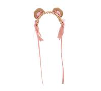 DEARMAMY Kawaii Bear Ear Headband for Women Cute Lolita Accessories for Cosplay Parties Stylish Hairpiece Fine Texture for Festivals and Sweet Outfits