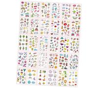 DEARMAMY Kawaii Body Stickers 60pcs Waterproof Temporary for Girls Cute Cartoon Decals for Parties and DIY Projects