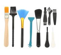 DEARMAMY Keyboard Cleaning Brush Set 10pcs for Laptop and Electronic Devices Soft Pa and Pp Bristles for Dust Cleaning