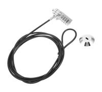 DEARMAMY Laptop Cable Lock with 4-digit Combination Keyless Access 6ft Steel Wire Security Lock for Laptop and Electronic Devices Suitable for Home and Desk Use