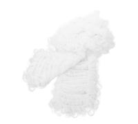 DEARMAMY Lawyer Wig Judge Costume Adult Men Mallet Lid Lute Wig Man Barrister Halloween Founding Father Wig Retractable Cap Mens Wig Stand Wigs for Men Clown Hat Slash Chemical Fiber White