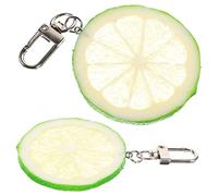 DEARMAMY Lemon Fruit Keychain Keychains Pendant Metal Keychain for Decor Festive Ages