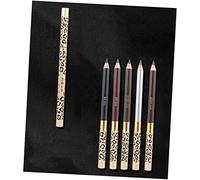 DEARMAMY Leopard Pattern Eyebrow Pencil Brush 2pcs Light Coffee Double Head Makeup Tool for Professional and Everyday Use