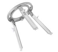 DEARMAMY Liftable Experiment Tripod Stand Adjustable Chemistry Heating Support for Alcohol Lamp Stable Aluminum Alloy Laboratory Holder for School Medical Teaching and Chemical Use