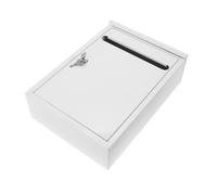 DEARMAMY Lockable Wall Mount Suggestion Box with High Strength Material Wear-resistant Multi-function Ballot and Complaint Box for Donation Key Drop and Feedback Collection