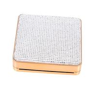 DEARMAMY Magnetic Closure Cream Box Empty Foundation Case Diy Kit Sponge Puff Stylish Present for Ladies Color