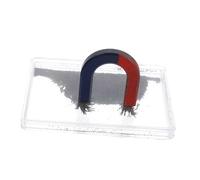 DEARMAMY Magnetic Field Iron Powder Box Physics Experiment Tool for Classroom Teaching Precise Magnetic Field Lines Illustration Essential Science Education Kit for Electromagnetic