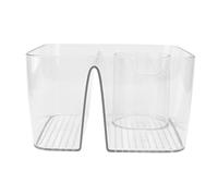 DEARMAMY Makeup Tools Organizer Box Skincare Storage Bin Dust Display Case Practical Design