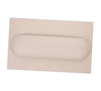 DEARMAMY Manicure Hand Pillow and Nail Art Arm Rest Set 2pcs Soft Pu Surface Hand Cushion Table Mat for Nail Salon Technician in Milk Coffee Color