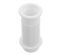 DEARMAMY Marine Plastic Overflow Drain Pipe for Boat and Yacht with Universal Compatibility and Easy Installation, White Splashwell Tube for Outdoor Water Overflow Control and Brass Drain