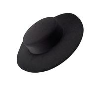 DEARMAMY Masquerade Dress up Hat Women's Steampunk Cap Black Tops Hat Diy Cap for Halloween Party Prom