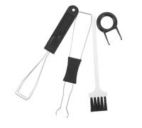 DEARMAMY Mechanical Keyboard Keycap Puller Tool with Metal Stem Remover and Cleaning Brush Set for DIY Keyboard Maintenance and Office Cleaning, Ergonomic round Design, Easy to Store