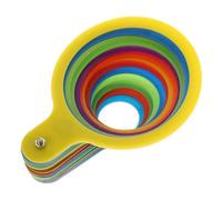 DEARMAMY Medium Fruit Grading Circle Gauge Rings for Accurate Diameter Measurement of Apples Oranges Pears Precision Fruit Selection Ruler for Uniform Sorting and Efficient Random Color