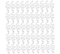 DEARMAMY Metal Snake Nail Charms 50pcs 3d Retro Snake-shaped Nail Art Decorations for Diy Manicure