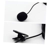 DEARMAMY Mini Clip-on Lavalier Lapel Microphone 3.5mm Plug Compact Plastic Design for Lectures Teaching Voice Recording