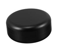 DEARMAMY Mini Metal Round Tin Storage Box with Screw Lid, Aluminum Alloy Smoking Tin with Enhanced Freshness and Moisture-Proof Seal, Portable Small Black Canister for Tobacco Storage