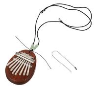 DEARMAMY Mini Wooden Thumb Piano 8 Keys Kalimba with Rope Portable Finger Musical Instrument for Beginners in Uk