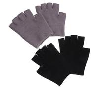 DEARMAMY Moisturizing Gel Fingerless Gloves 4pcs Set for Rough Hands Spa Repair Gloves for Women Half Finger Hand Treatment for Nighttime Use