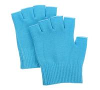 DEARMAMY Moisturizing Gel Spa Gloves for Dry Cracked Hands and Feet Fingerless Touchscreen Compatible Gloves for Autumn Winter Hydrating Hand Care for Skin Repair