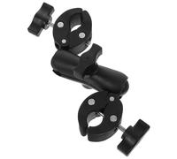 DEARMAMY Motorcycle Camera Mount Clamp Dual Clamp Plastic Holder for Camera with 360-degree Rotation Ball Head Design Easy to Carry and Store, for Motorcycle Riding