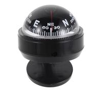 DEARMAMY Mountable Car Compass with Anti-vibration Structure and Magnetic Base for Accurate Navigation, Plastic Car Dashboard Ball Compass Suitable for Driving and Outdoor Adventures
