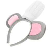 DEARMAMY Mouse Headband with Chef Hat, Versatile Party Headdress, Lightweight Animal Hat for Boys and Birthday and Stage Performances