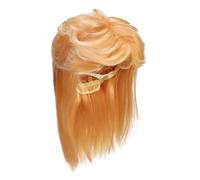 DEARMAMY Mullet Wig for Men Gold High-temperature Synthetic Hair Vintage 80s Costume Accessory Long Hair Wig for Halloween and Cosplay