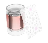 DEARMAMY Nail Art Stamp Kit Silicone Stamper and Stamping Plate Template for Diy Nail Decor at Home Salon Use