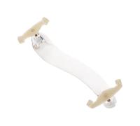 DEARMAMY Natural Acrylic Violin Shoulder Pad Curved Support Rest for Comfortable Playing White Portable Instrument Accessory