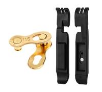 DEARMAMY Nylon Bike Tire Lever and Quick Link Tool for Outdoor Riding | Portable Black Repair Accessory, for Bike Tire and Joining Links, Removing and Installing Tasks Random Color