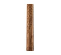 DEARMAMY Octagonal Wood Knife Handle Replacement for Japanese Knives | Brown Polished Grain, 6cm Opening Depth, Anti-slip Wet Grip, for Sushi Bars and Restorers