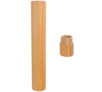 DEARMAMY Office Document Organizer Bamboo Certificate Tube with Seamless Burrfree Interior, Cylindrical Multipurpose Document Tube for Longdistance Postal Shipping and Safe Storage