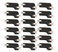 DEARMAMY Pcb Socket Two Clamps, 20 Pcs Mechanical Keyboard Hot-swappable Abs Material Fast Shaft Swapping Base Suitable for Custom Keyboard Assembly