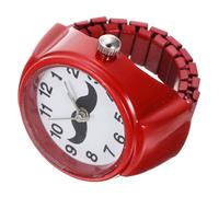 DEARMAMY Pcs Elastic Ring Watch Decorative Finger Circle Small Watch Decor Big Numbers for Easy Viewing Accurate Timing Safe Abs Material for Family Friends